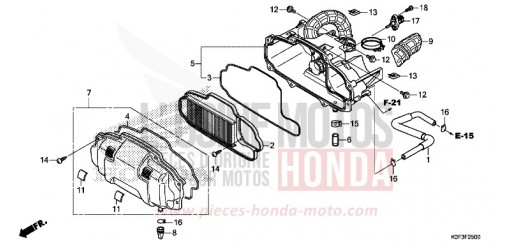 FILTRE A AIR Z125MAK de 2019